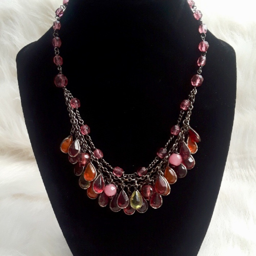 🌟Fun🌟Tri-Layer Statement Necklace - Picture 3 of 5